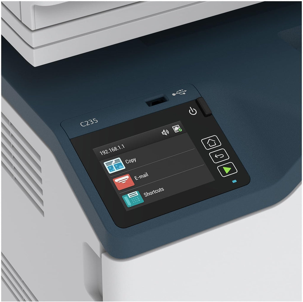 Xerox C235dni Wireless Color Laser All-in-One Printer – Printer Scanner Copier Fax, 24ppm, Wireless Home Office Printer for Laptop & Desktop, Easy to Setup