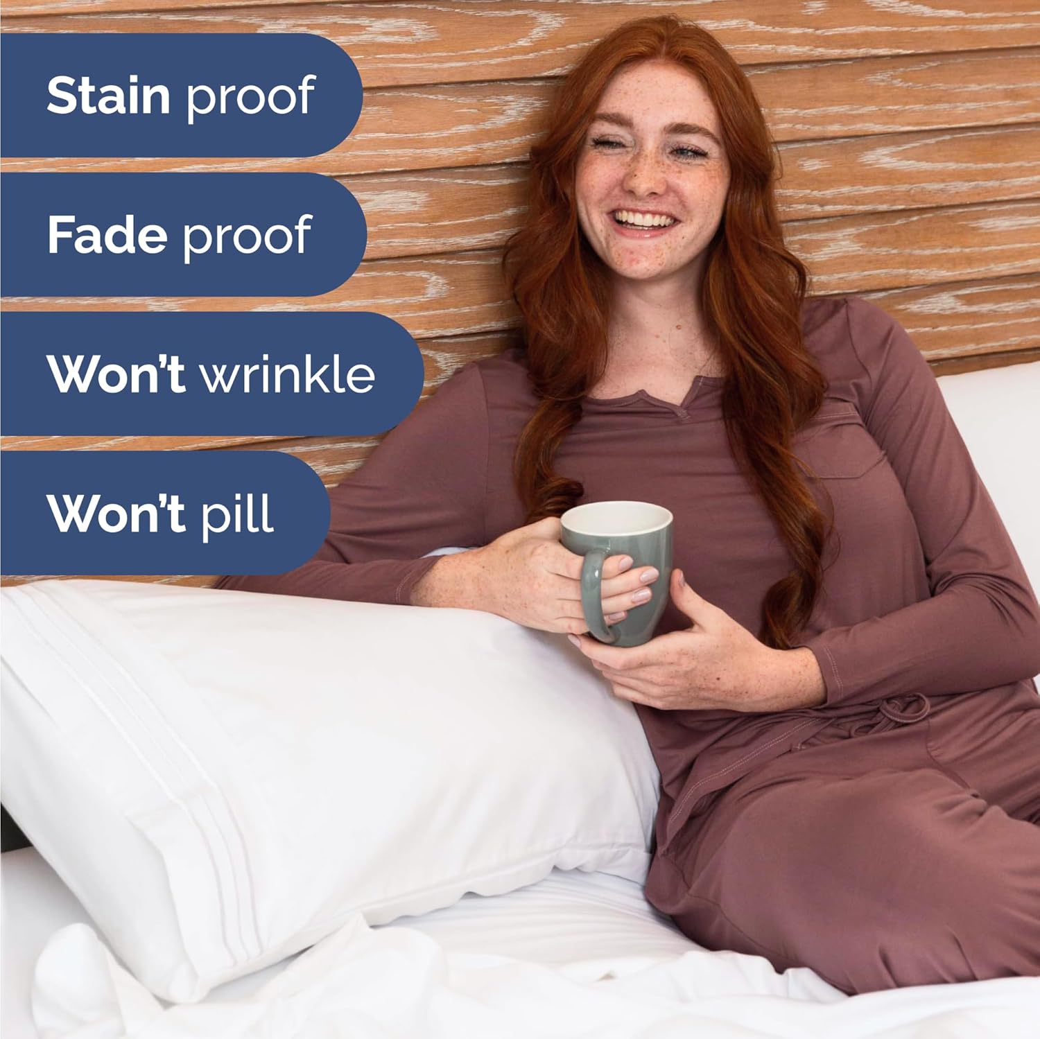 Bulk Case Pack of 16 Sheet Sets - (16) Complete Twin Size Sheet Sets with Deep Pockets - Wholesale Bulk Bedding for Hotels, Spas & Airbnbs - Breathable, Cooling, Soft & Wrinkle Free - (Twin, White)