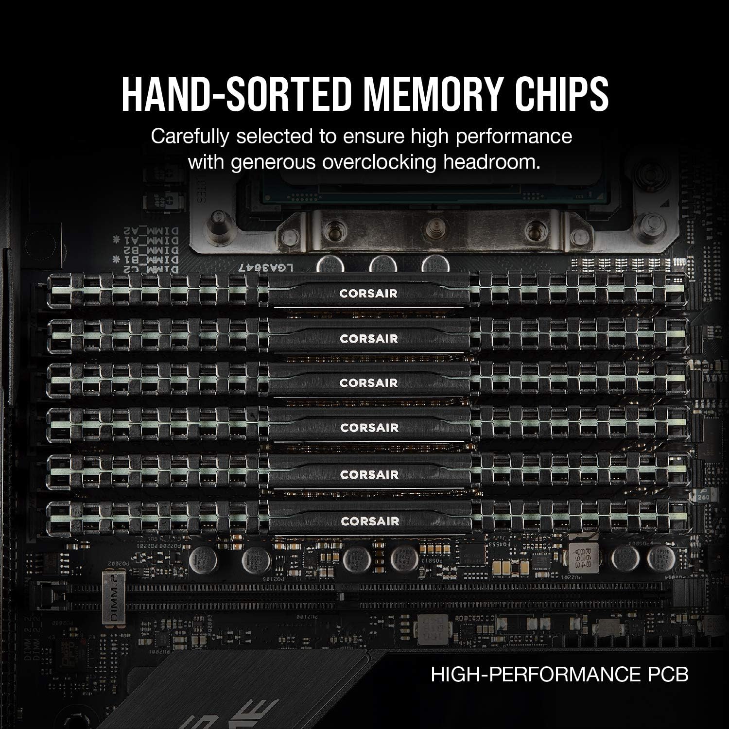 CORSAIR Vengeance LPX DDR4 RAM 32GB (2x16GB) Up to 3200MHz CL16-20-20-38 1.35V Intel XMP AMD EXPO Computer Memory – Black (CMK32GX4M2E3200C16)