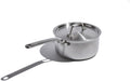 Heritage Steel x Eater 3 Qt Saucepan with Lid | Made in USA | 5-Ply Fully Clad Stainless Steel Saucepan | Stay Cool Handle Design | Induction Compatible | Non-Toxic Sauce Pan | Cook like an Eater