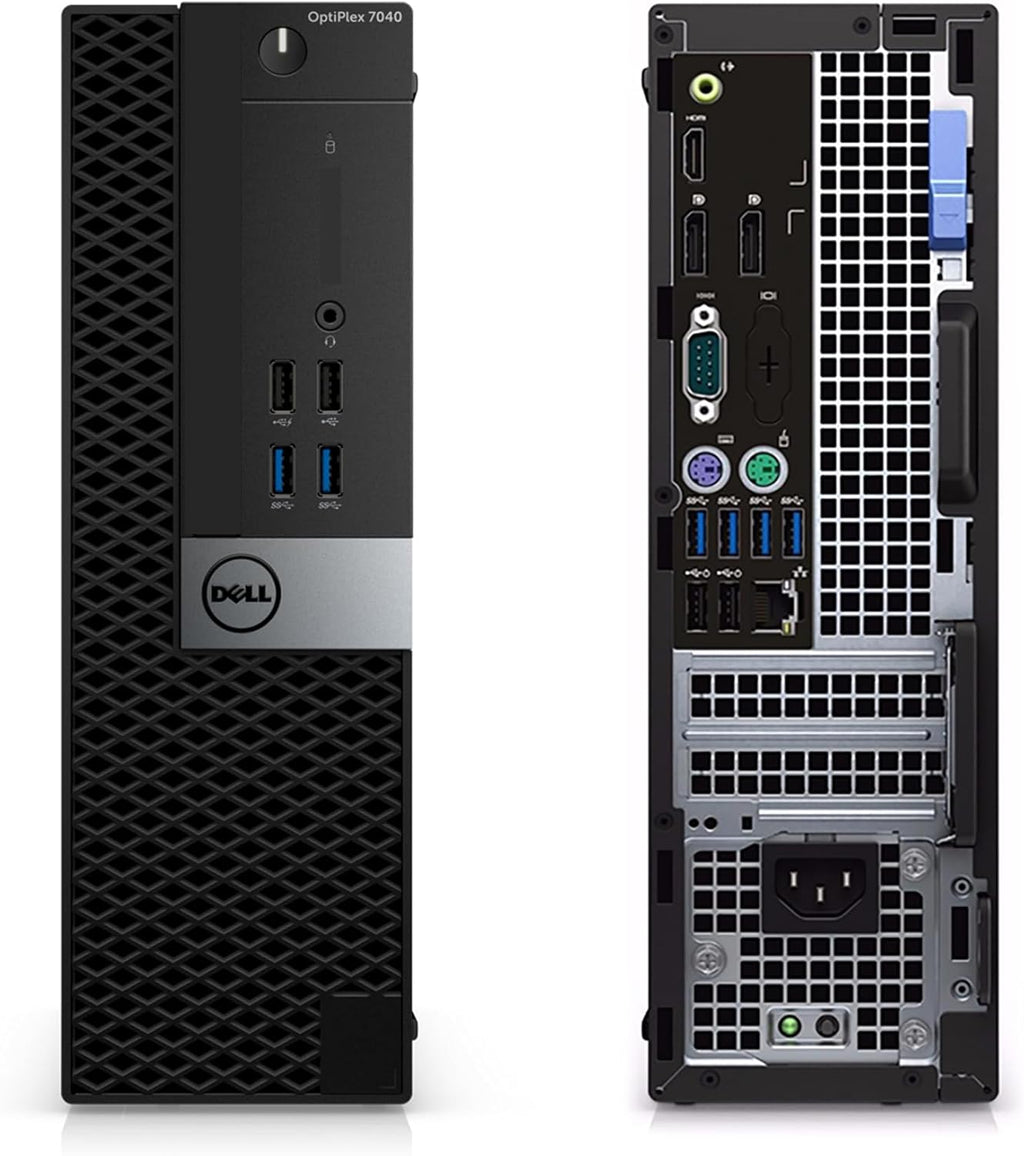 Dell Optiplex 7040 Business SFF Computer Small Tower PC (Intel Core i5-6500, 16GB Ram, 256GB SSD, DVD-ROM, WiFi) Windows 11 Pro (Renewed)