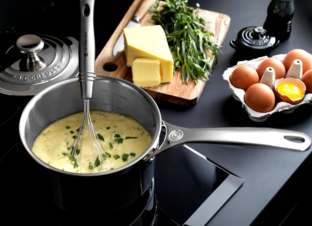 Le Creuset Tri-Ply Stainless Steel 2 Quart Saucepan