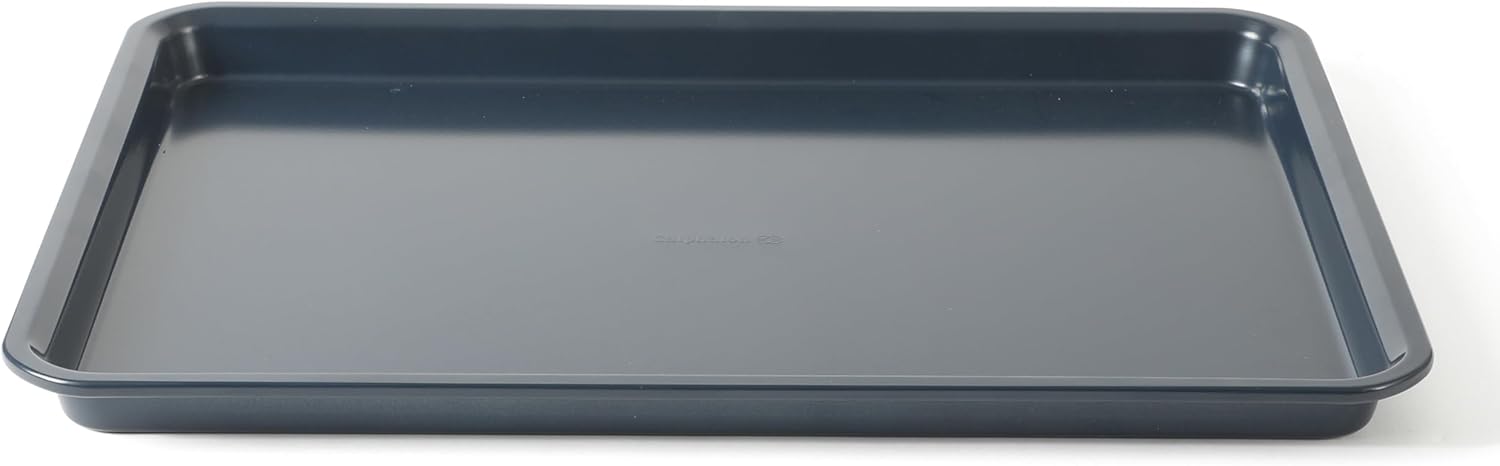 Calphalon Legacy 10-Pieces Nonstick Bakeware Set PFOA-Free, Baking Sheet Set, Baking Pans Set, Carbon Steel Bakeware Pans Collection, High-Heat Oven Safe, for Cookies, Cakes, and Muffins -Navy Blue
