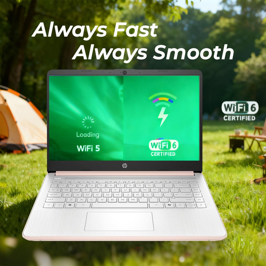 HP Latest Ultrabook Laptop with Copilot AI - 8GB RAM - Intel Core | Microsoft Office 365 Included, 192GB SSD, Webcam, Windows 11 no Mouse | Essential Laptop