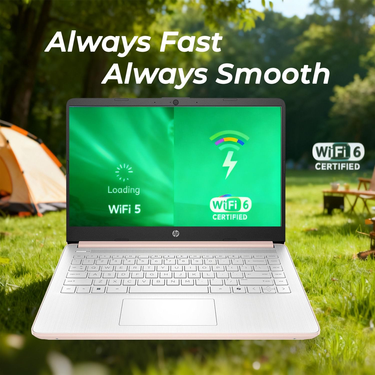 HP Latest Ultrabook Laptop with Copilot AI - 8GB RAM - Intel Core | Microsoft Office 365 Included, 192GB SSD, Webcam, Windows 11 no Mouse | Essential Laptop