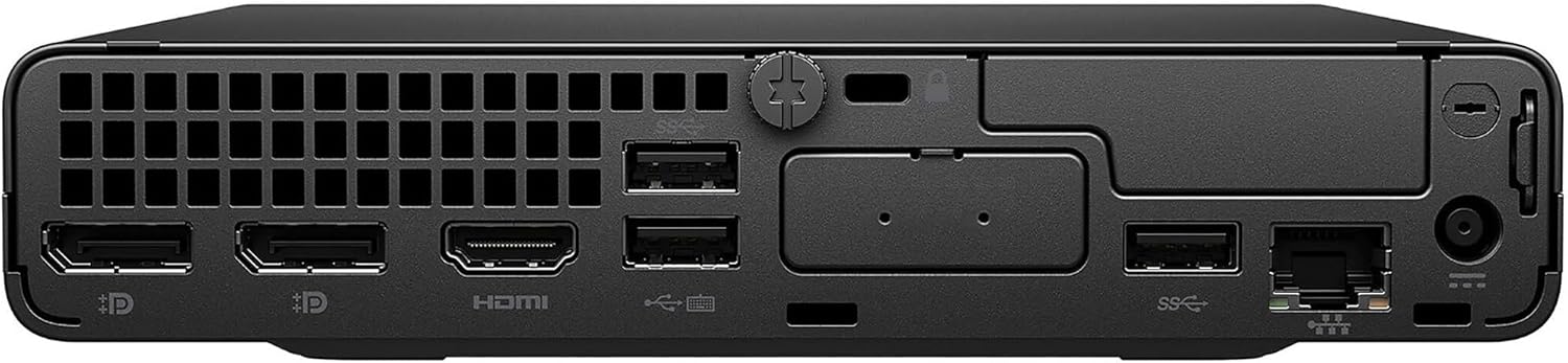 HP Pro Mini 400 G9 Desktop Computer, Intel Celeron G6900T Processor, 16GB DDR5, 512GB SSD, 3-Monitor Ports (2X DisplayPort + HDMI), WiFi 6E, RJ-45, USB-C, Wired Keyboard& Mouse, Windows 11 Pro