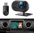 JOYTUTUS Baby Car Camera with Wireless CarPlay Adapter, 1080P HD Rear Seat Monitor Display on Car Screen, Baby Car Monitor for Kids 150°Wide, Rear Facing Monitor Essentials Shower Gifts for Pets