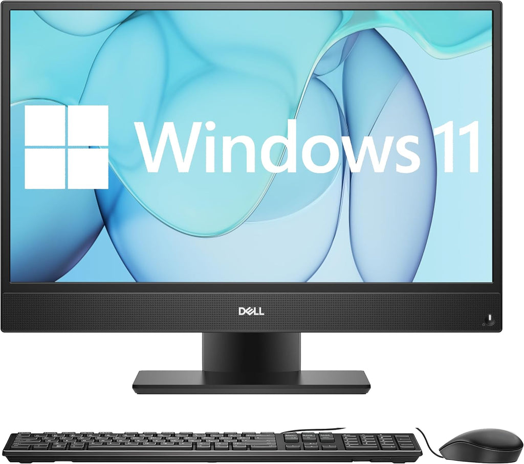 Dell OptiPlex 5260 All-in-One Windows 11 Pro Computer Desktop PC, 21.5in AIO FHD(1920x1080), Intel Core i7-8700, 8GB RAM, 256GB SSD, WiFi, Bluetooth, Keyboard & Mouse(Renewed)
