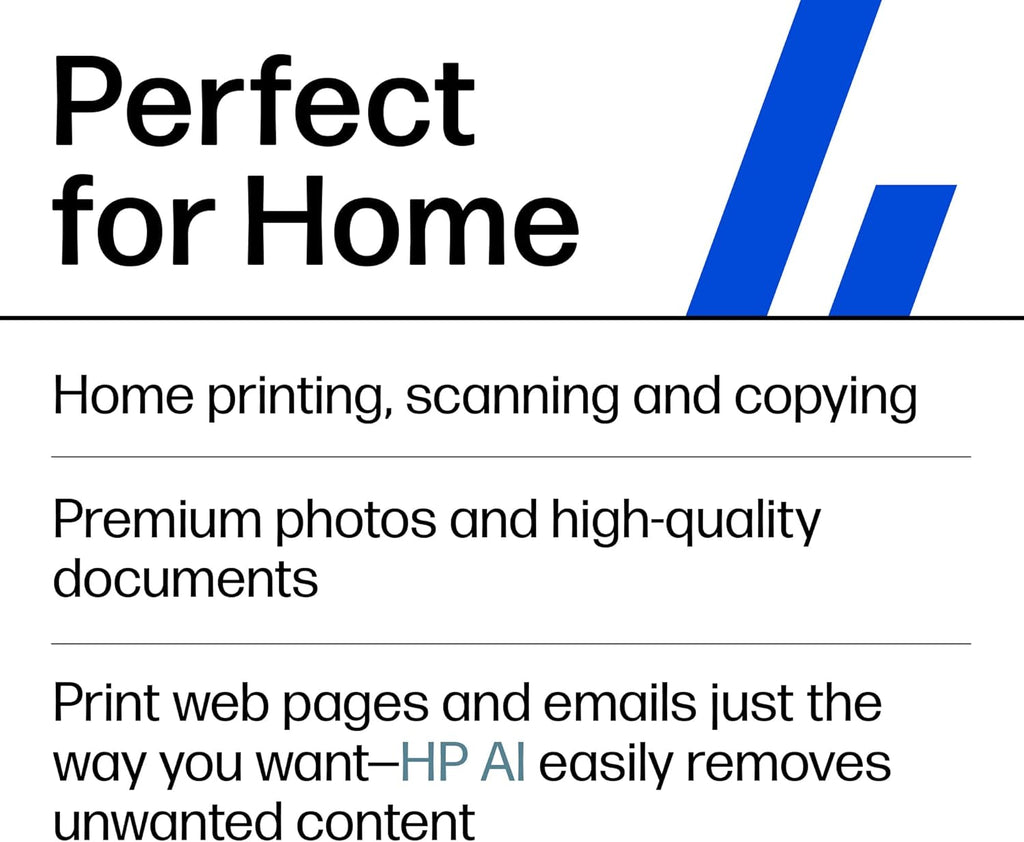 HP Envy Photo 7975 Wireless Color Inkjet Photo Printer, Print, scan, Copy, Easy Setup, Mobile Printing, Best-for-Home, 3 Month Instant Ink Trial Included, AI-Enabled (B63K3A)