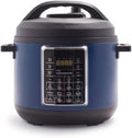 16-in-1 Nonstick 6 Quart Pressure Cooker, Slow Cooker, and More, One Touch Cooking, The Smart Release Feature Automatically Customizes Pressure, Suitable for Dining Room, Kitchen Etc, Blue