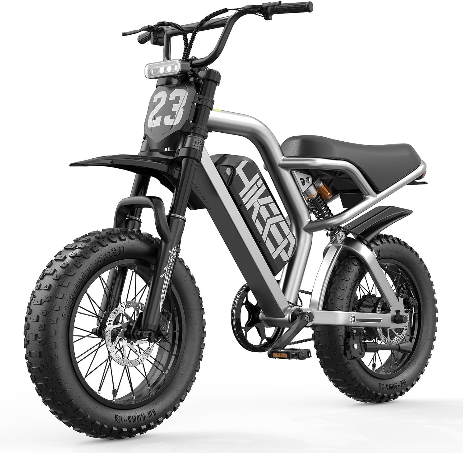 48/52V 15.6/25/40AH Fat Tire Electric Bike for Adults, UL2849 Certified 90% Pre-Assembled Folding E-Bike with Removable Battery & Cargo Rack