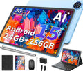 2026 11 Inch Tablet, Android 15 Tablet with Keyboard, 24GB+256GB+2TB Expand, Gemini AI Tablets PC with 8-Core, 8000mAh, 5G WiFi, Widevine L1, GPS, 2 in 1 Large Tablet with Case, Mouse, Stylus (Black)
