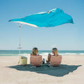 Solbello Shade - The Ultimate Wind-Driven Beach Umbrella, Effortless to Set Up, Lightweight, Won't Blow down the Beach, UPF 50+ Sun Protection