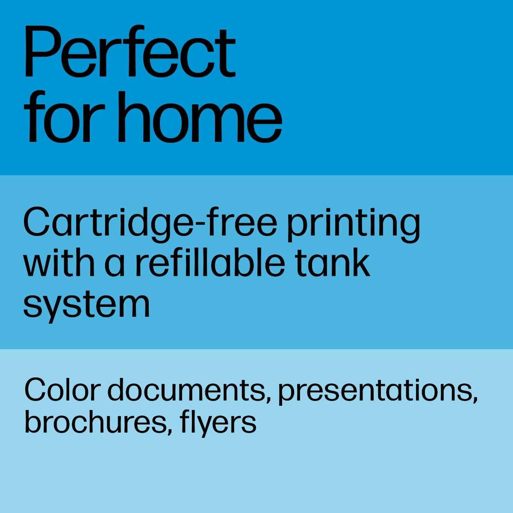 HP Smart Tank Plus 651 Wireless All-in-One Printer, Ink Tank Printer-for-Home Use, 2 Years of Ink Included Auto Document Feeder, Mobile Print, Scan, Copy, Fax, an EcoTank Alternative (7XV38A)