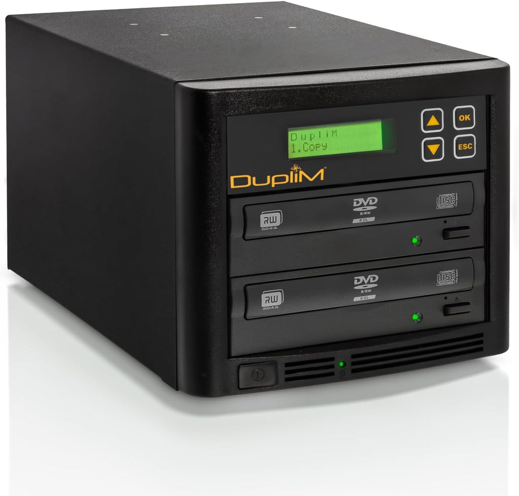 DupliM 1 to 1 DVD CD Cloner Duplicator Stand-Alone Disc Copier Burner