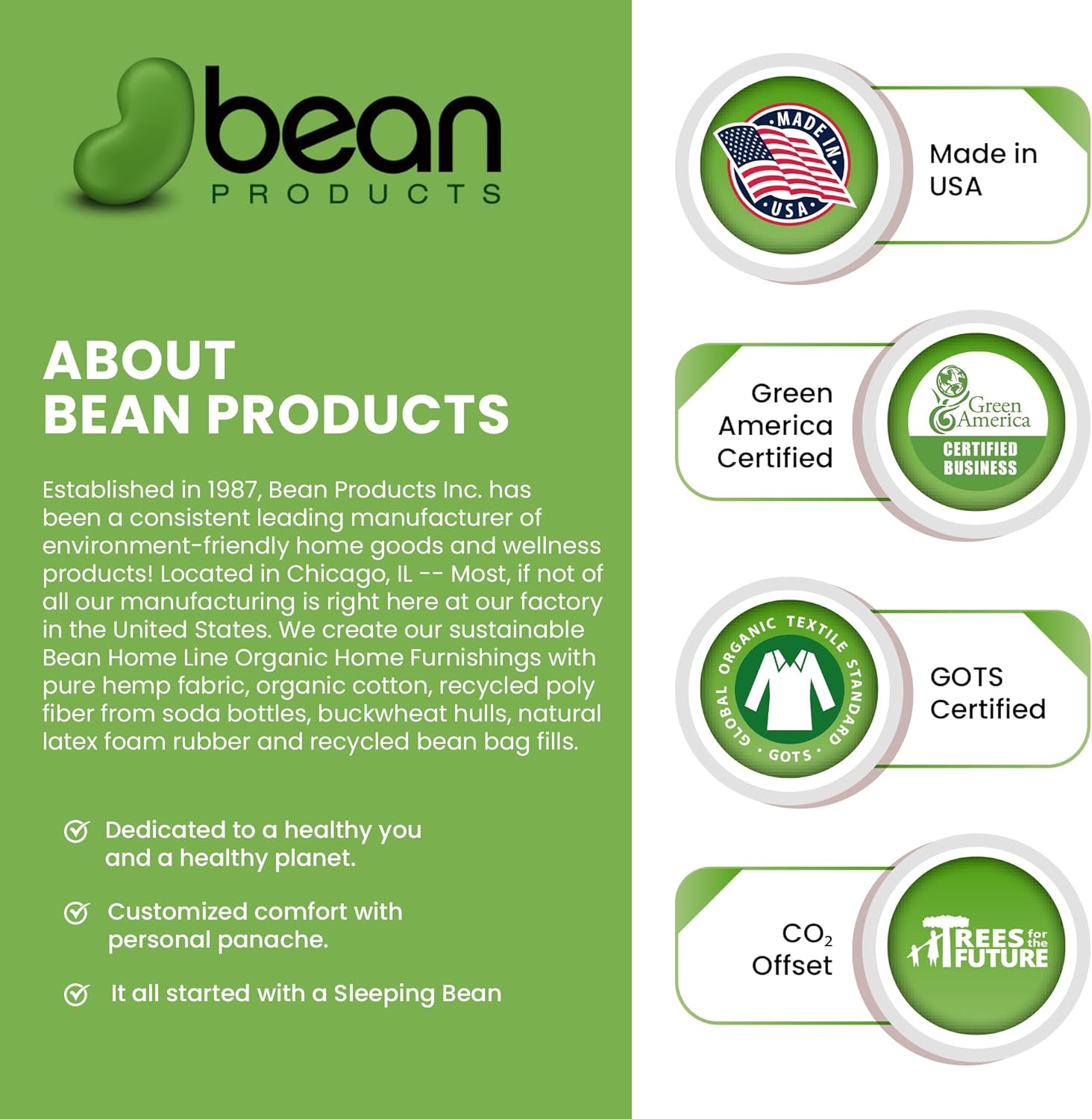 Bean Products Hemp Fabric Shower Curtain Liner - Lightweight and Washable Natural Breathable Fabric Stall Shower Liner - Perfect for Master Bath Tubs, Guest Bathrooms and Dorms - Natural, 36" x 74"