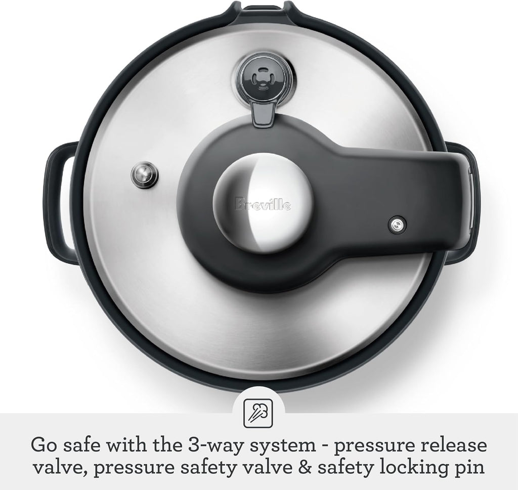 Breville Fast Slow Go Pressure Cooker BPR680BSS, Brushed Stainless Steel