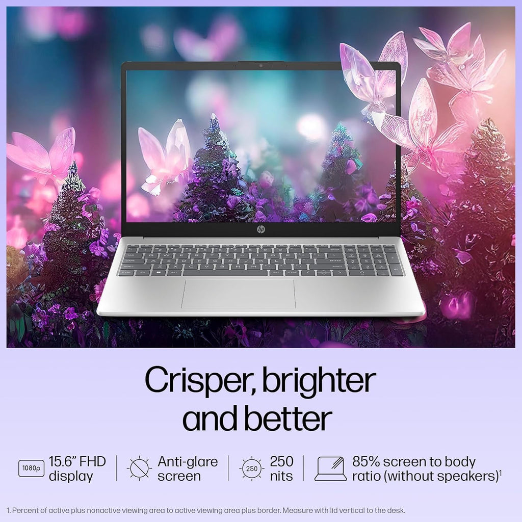 HP Pavilion 15.6 Laptop Computer for Daily Work & Student Home Study, Lifetime Office 365, Intel N100, 8GB RAM, 256GB SSD, Fast Charging, Long Battery Life, Windows 11 Home