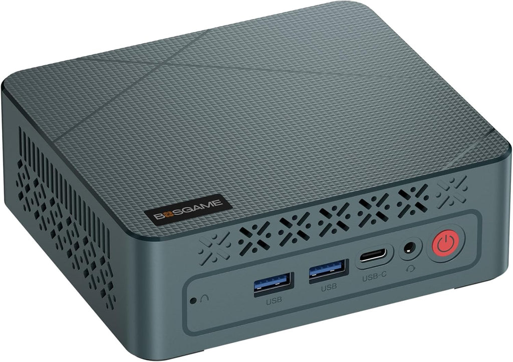 BOSGAME E3 Neo Mini PC, Intel N95 (up to 3.4GHz) 16GB DDR4 RAM 512GB SSD Mini Desktop Computer, Micro PC Support 4K Dual Display/WiFi 5/ BT5.0/ USB 3.2/2.5G LAN