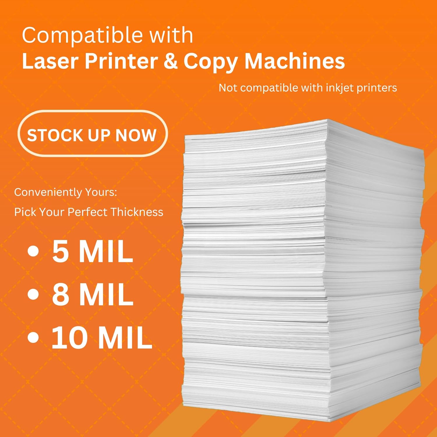 TerraSlate 8 MIL Waterproof Paper 11"x17" – Weatherproof, Rip-proof Copier Paper, Laser Printer & Copier Compatible, 50 Sheets – Ideal for Outdoor, Rugged Use, and Harsh Conditions