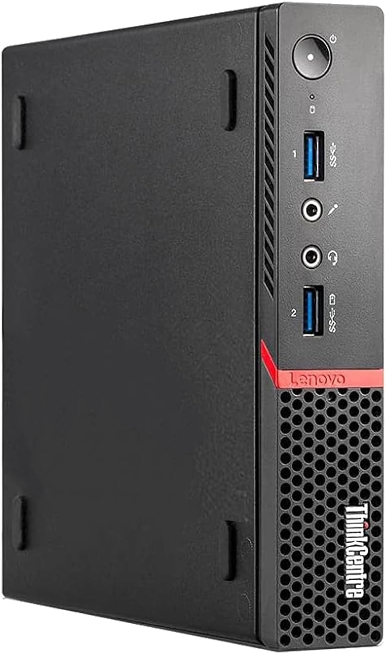 Lenovo ThinkCentre M900 Mini Desktop Computer, Intel Core i5-6500T, 8GB RAM, 250GB SSD, USB 3.0, Keyboard and Mouse, Windows 11 Home (Renewed)