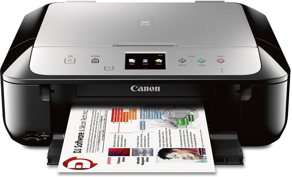 Canon MG6821 Wireless All-in-One Printer with Scanner and Copier: Mobile and Tablet Printing with Airprint™ and Google Cloud Print Compatible