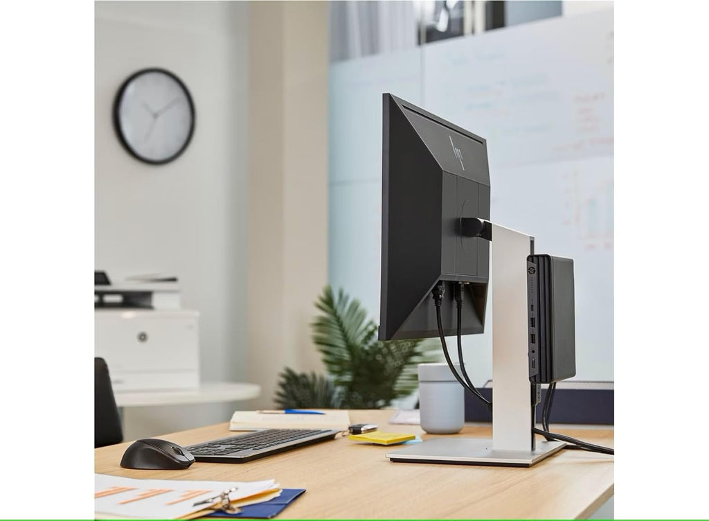 HP Pro Mini 400 G9 Desktop Computer, Intel Celeron G6900T Processor, 16GB DDR5, 512GB SSD, 3-Monitor Ports (2X DisplayPort + HDMI), WiFi 6E, RJ-45, USB-C, Wired Keyboard& Mouse, Windows 11 Pro