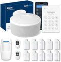 tolviviov Alarm System for Home Security, Door Alarm Systems, App Alerts, 15Piece Kit, No Monthly fee, WiFi Alarm, Door Window Motion Sensor, for Home Security and Kids Safety