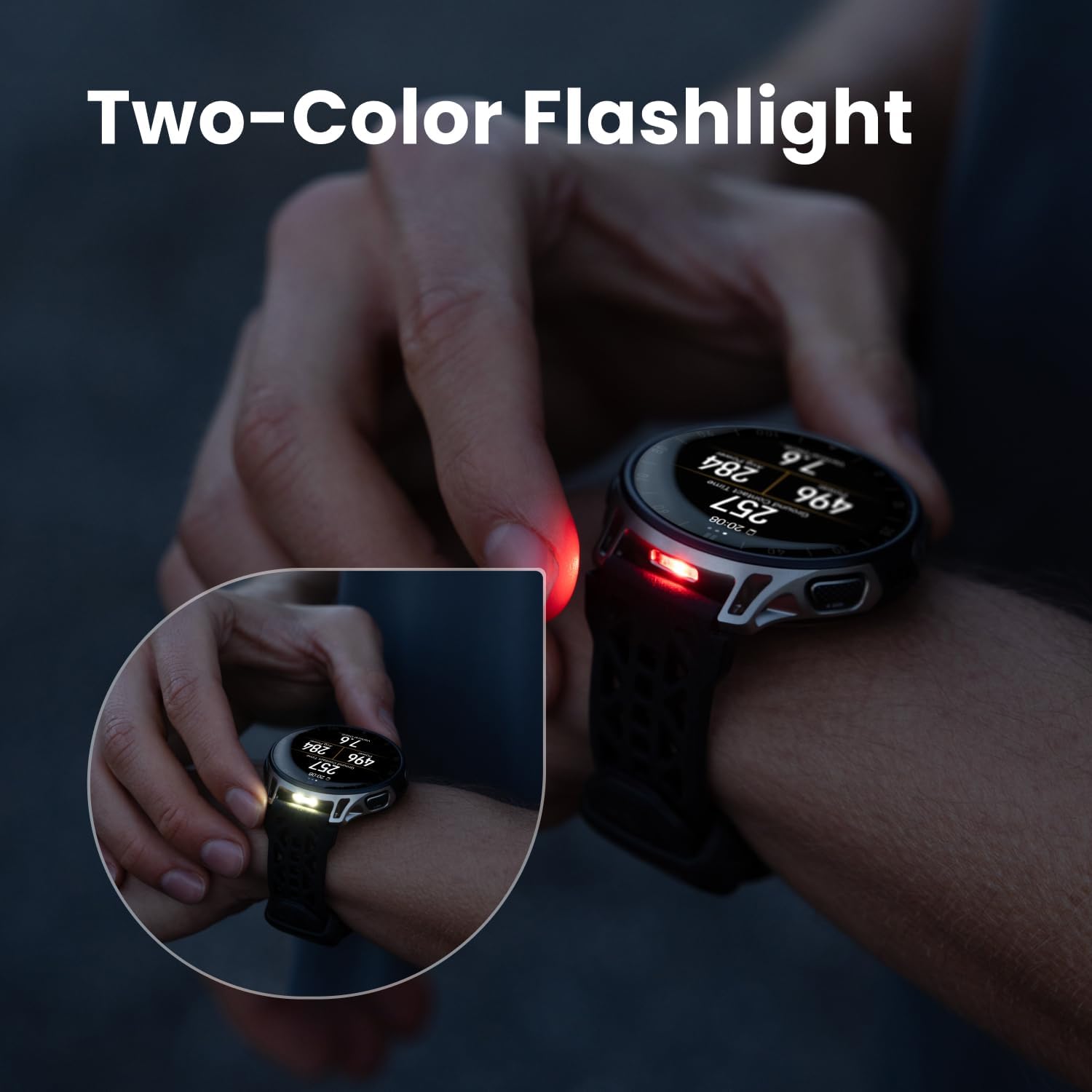 Amazfit Cheetah 2 Pro 48mm GPS Running Smartwatch, 1.32" AMOLED Display, Sapphire Glass, Ti Case, 32GB Storage, 20 Days of Battery, 5 ATM, Flashlight, Offline Maps, 170+ Sports for Android & iPhone