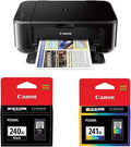 Canon PIXMA MG3620 Wireless All-in-One Color Inkjet Printer & PG-240XL ChromaLife 100 Black Ink Cartridge (5206B001) & CL-241XL ChromaLife 100 Color Ink Cartridge (5208B001)