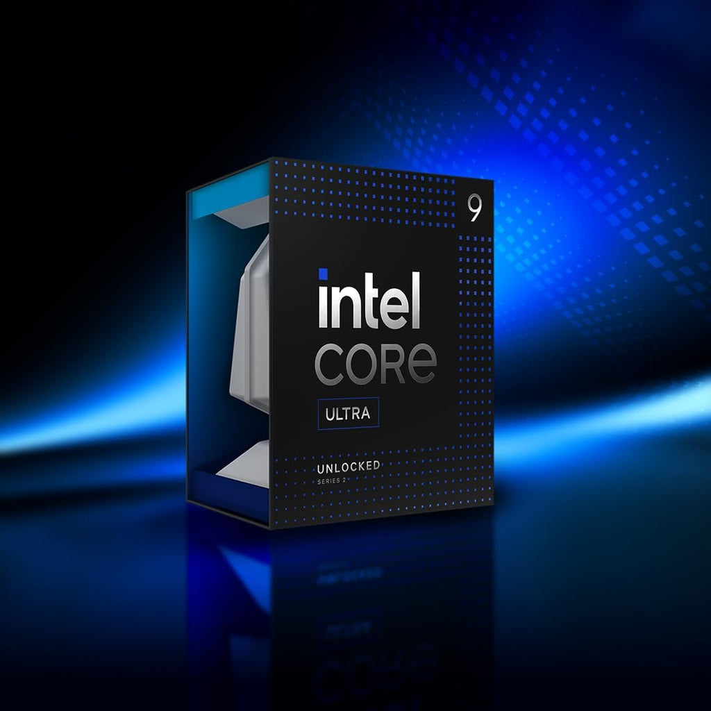 Intel Core Ultra 9 Desktop Processor 285K - 24 cores (8 P-cores + 16 E-cores) and 24 threads - Up to 5.7 GHz unlocked - 40 MB Cache - Compatible with Intel 800 series chipset-based motherboards - Inte
