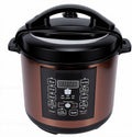 Fockety Electric Pressure Cooker, 6L Multi Rice Cooker, Slow with Stainless Steel Sides, Smart Programs and Overheat Protection for Pressure Cooking, Soup, Yogurt and Rice (US Plug 110V)