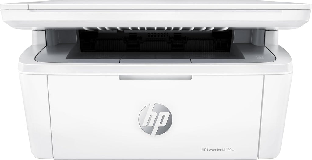 HP LaserJet MFP M139w Printer, for Small Office and Home Use, Print, Copy, Scan Wireless up to 19 ppm Black and White 600x600 dpi USB Auto-On/Off Tech (Renewed)