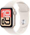 Apple Watch SE 3 GPS 40mm Smartwatch with Starlight Aluminum Case with Starlight Sport Band - S/M. Fitness and Sleep Trackers, Heart Rate Monitor, Always-On Display, Water Resistant