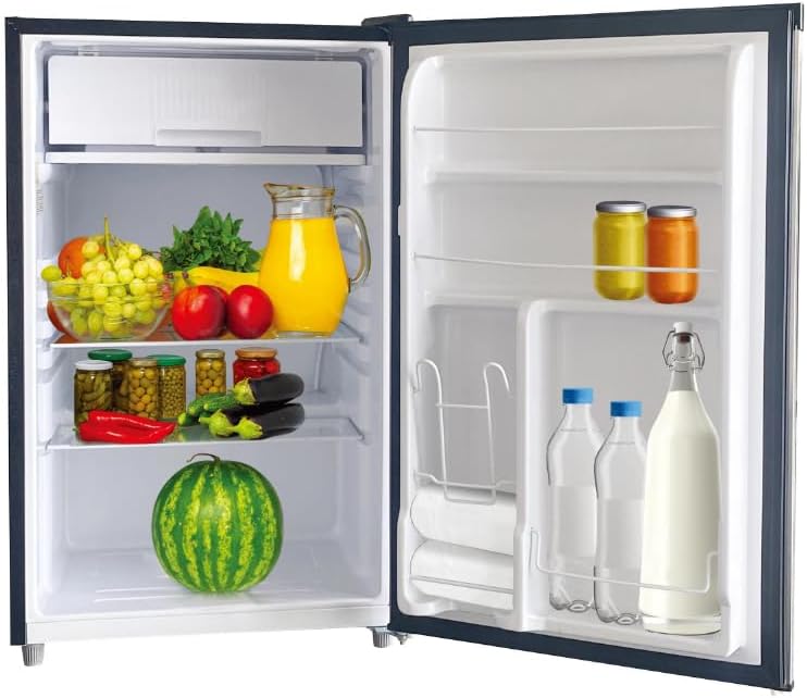 Frigidaire Compact Fridge, 4.5 Cubic Feet, Stainless Steel