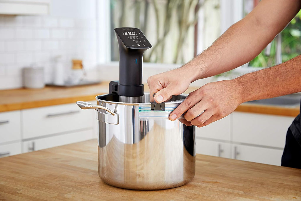 Anova Culinary Sous Vide Precision Cooker Pro, 1200 Watts, Black and Silver