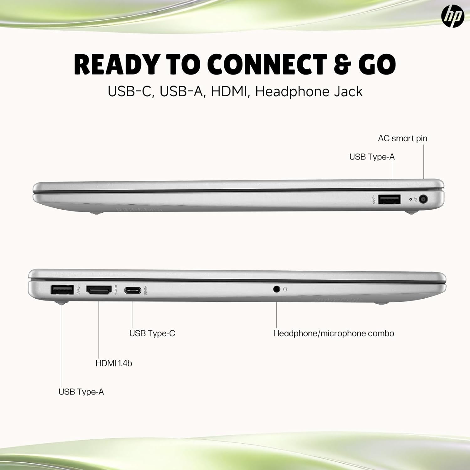 HP 15.6 Touchscreen Laptop for Student & Business, Intel Core i3-1315U (Up to 4.5GHz), 20GB RAM, 512GB SSD, Copilot AI, Wi-Fi 6, HD Camera, Windows 11 Pro, Natural Silver, w/RECOLX AI Voice Recorder