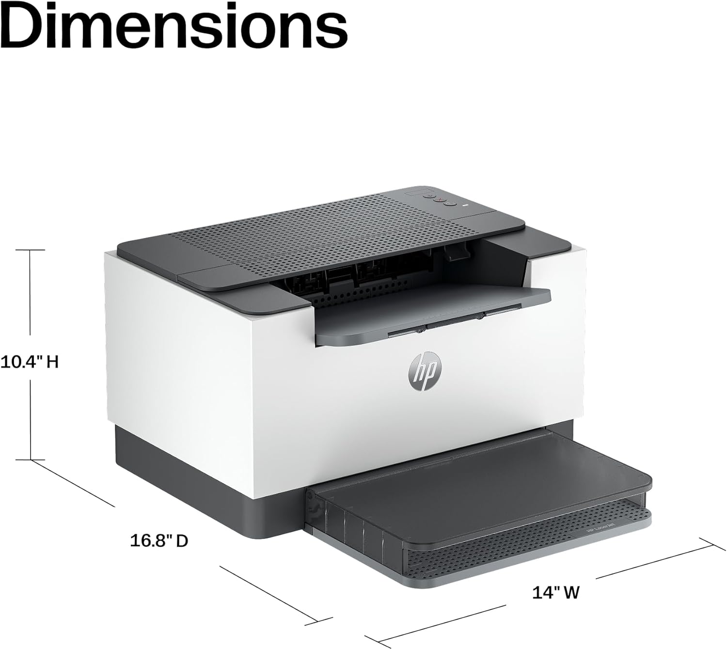 HP LaserJet M209d Laser Printer, Black and White, Automatic Duplex, USB Connection Only (Cable Included), Best for Home Office (8J9L0F)
