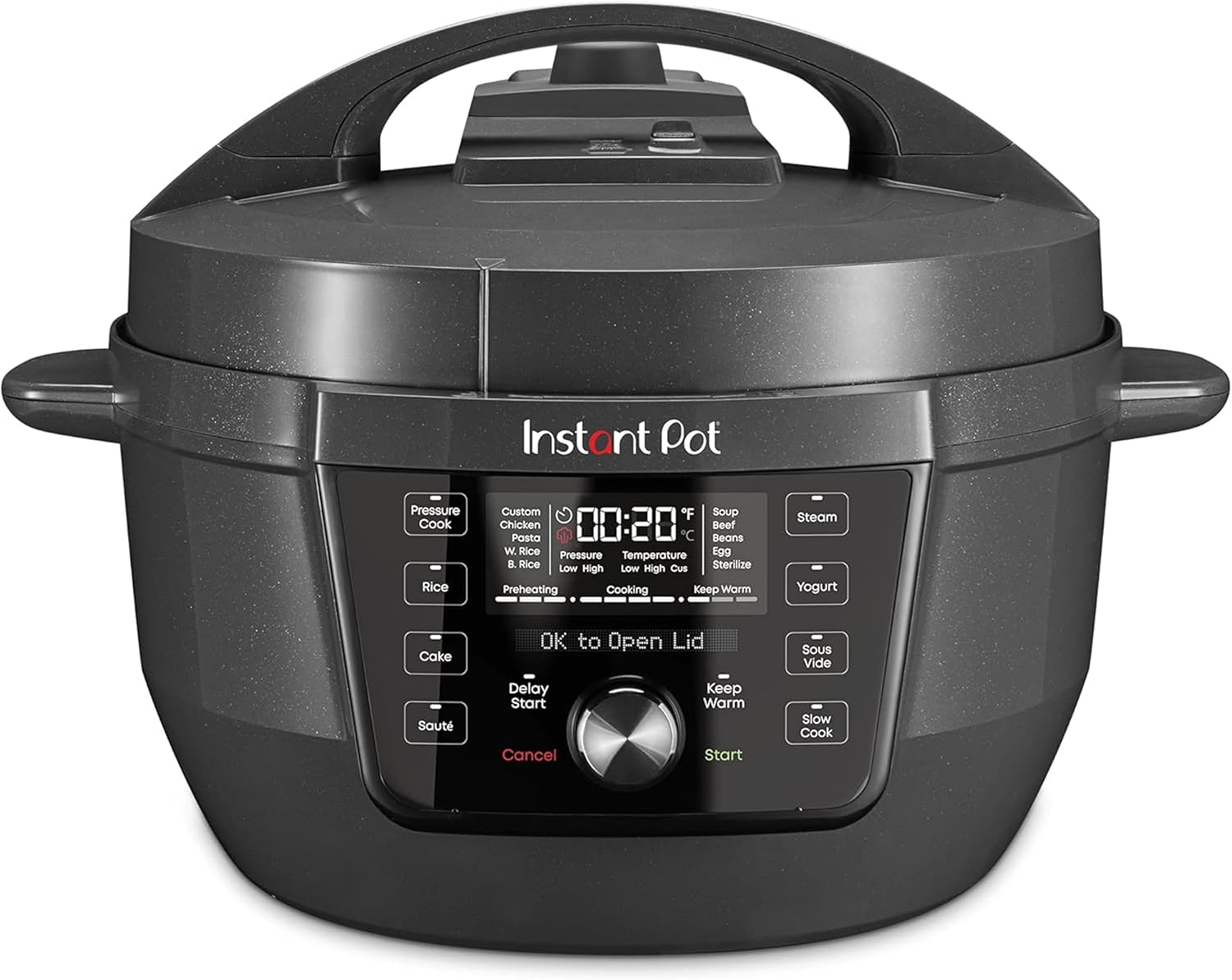 Instant Pot RIO Wide Plus, 9-in-1 Electric Pressure Cooker, 35% Larger Cooking Surface, WhisperQuiet Steam Release, Multi-Cooker, Slow Cook, Rice Maker, Steamer, Sauté, Cake, & Warmer, 7.5 Quarts