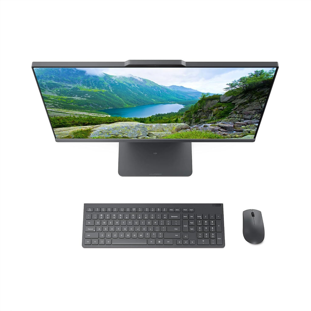 Lenovo IdeaCentre All-in-One Desktop Computer, 24" FHD Display, 6-core AMD Ryzen 5 7535HS, 16GB DDR5, 512GB SSD, Wi-Fi 6, HDMI in&Out, Wireless KB&Mouse, Windows 11 Home