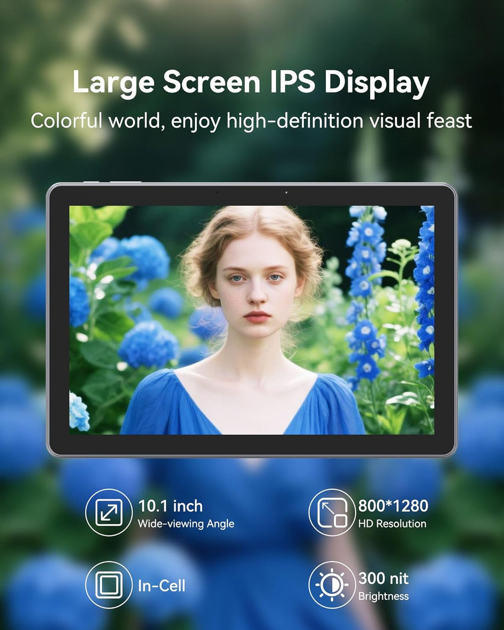 ADREAMER 10.1" Win 11 Tablet, 2 in 1 Tablet Laptop, Intel N150, 8GB + 256GB, 1280 x 800 HD IPS Touchscreen, WiFi 6, BT 5.2, Micro HDMI, Dual Type-C, USB 3.0