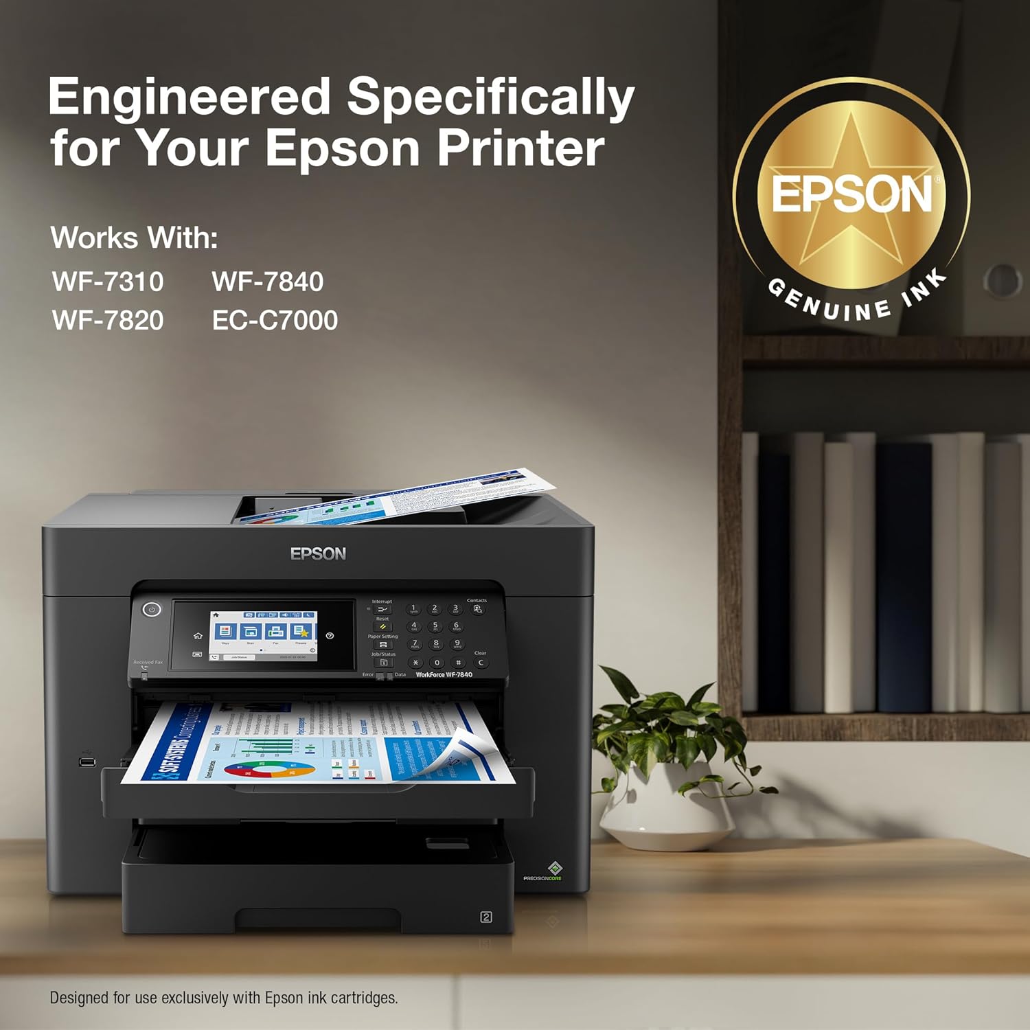 EPSON 812 DURABrite Ultra Ink High Capacity Black & Standard Color Cartridge Combo Pack (T812XL-BCS) Works with WorkForce Pro WF-7310 ,7820, 7840, EC-C7000