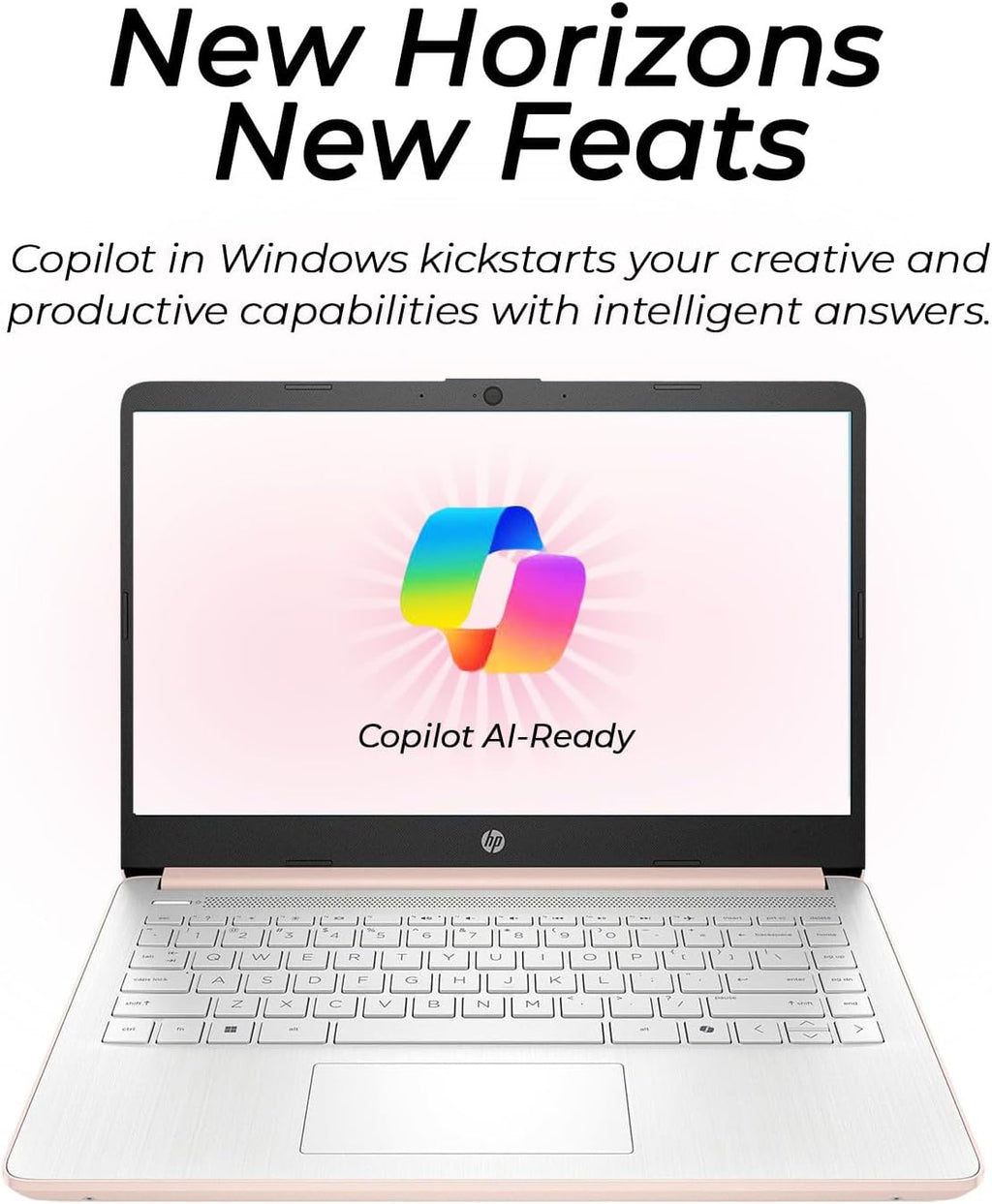 HP Latest Ultrabook Laptop with Copilot AI - 8GB RAM - Intel Core | Microsoft Office 365 Included, 192GB SSD, Webcam, Windows 11 no Mouse | Essential Laptop