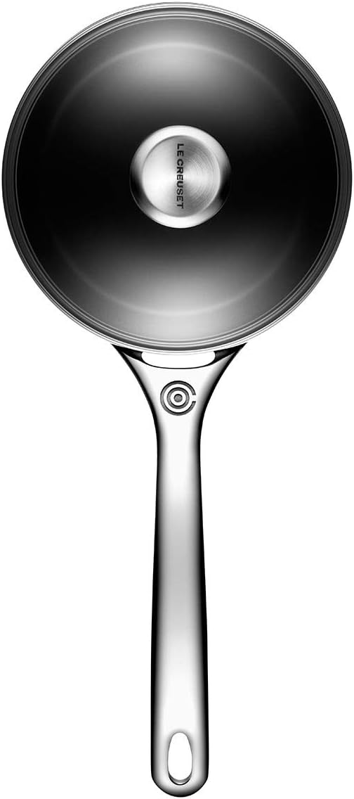 Le Creuset Toughened Nonstick PRO Saucepan With Glass Lid, 2 qt.
