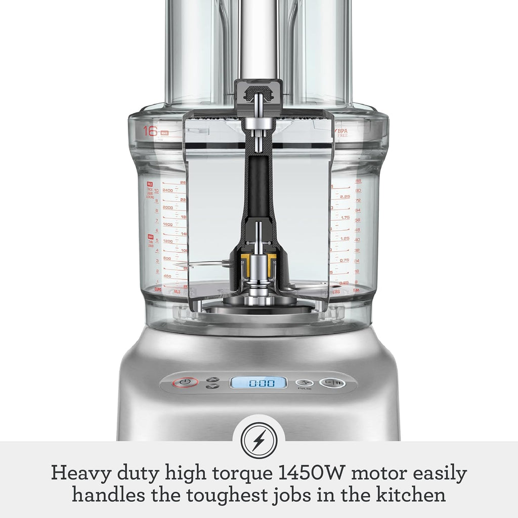 Breville BFP810 Sous Chef 16 Cup Food Processor, Large, Brushed Stainless Steel