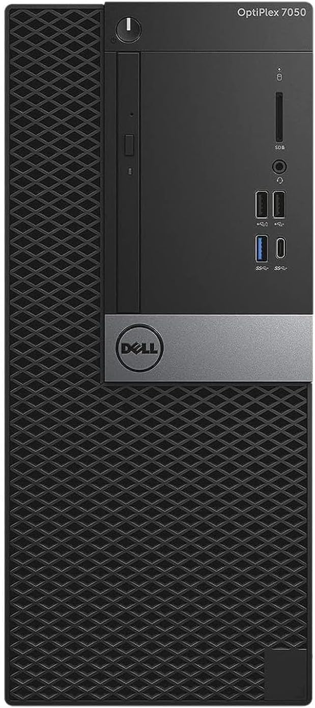Dell Optiplex 7050 Mini Tower PC Desktop Computer | Windows 11 Pro | 16GB RAM | 512GB SSD | Core i5-7500 | USB WiFi+BT | Keyboard | Mouse | No DVD(Renewed)