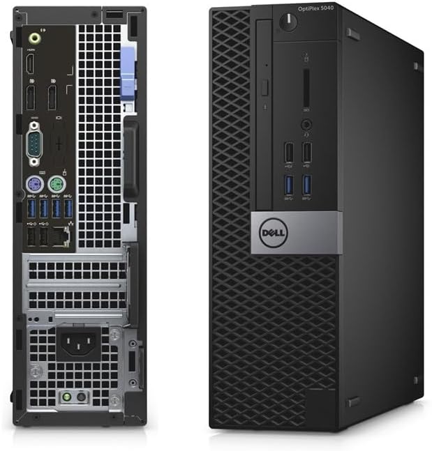 Dell OptiPlex 5040 SFF PC Desktop Computer, Windows 11 Pro, Core i5-6500, 8GB RAM, 256GB SSD, Keyboard, Mouse, USB WiFi (Renewed)