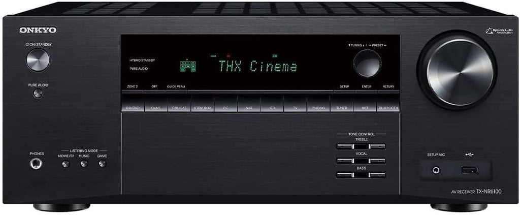 Onkyo TX-NR6100 7.2 Channel THX Certified Network AV Receiver - Black