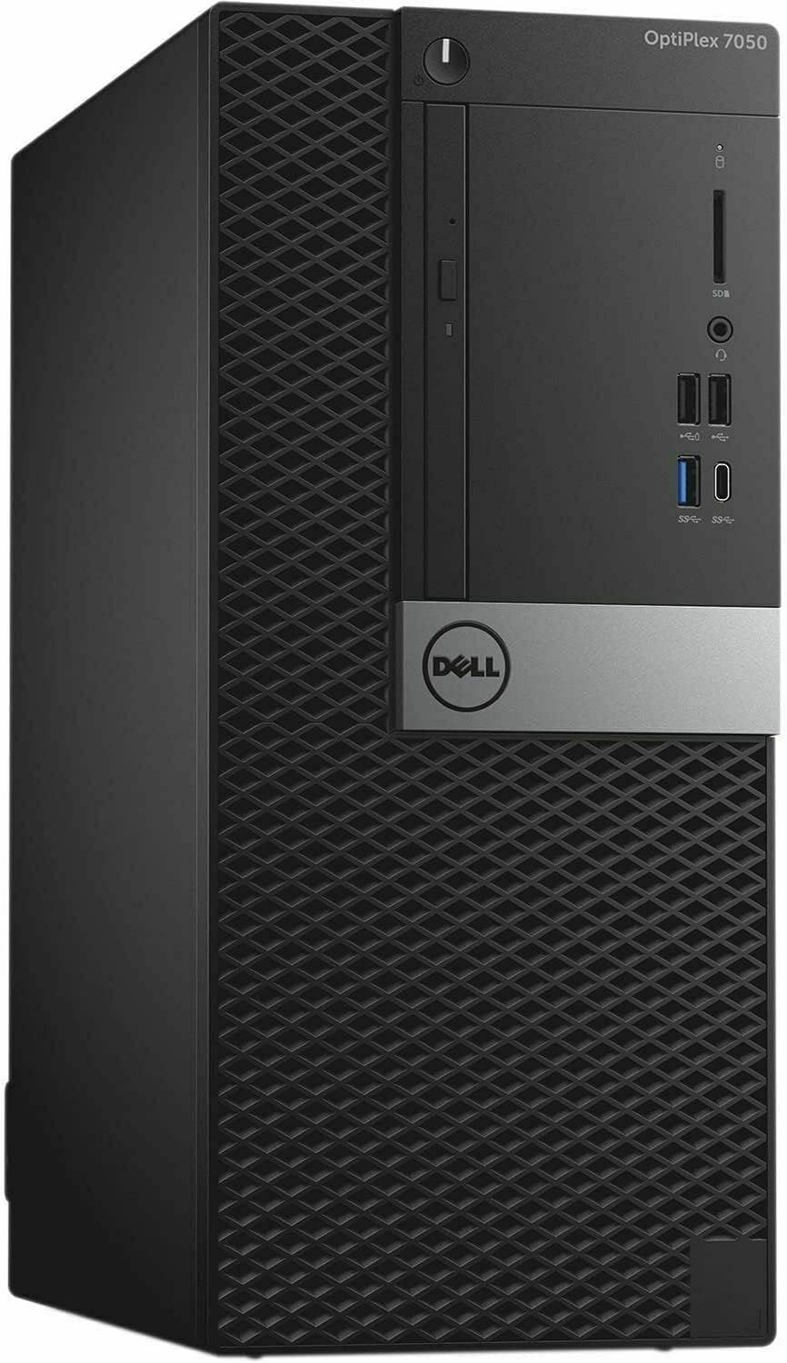 Dell 7050 Mini Tower Desktop Intel i7-7700 UP to 4.20GHz 32GB DDR4 New 1TB NVMe SSD + 2TB HDD USB Wi-Fi BT Wireless Keyboard and Mouse Win 11 Pro (Renewed)