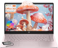 HP Essential Laptop Computer for Student Daily Study, Microsoft Office 365, Intel N150, 4GB RAM, 128GB Storage, Long Battery Life & Fast Charging, Windows 11 Home, Type-C Hub, Tranquil Pink